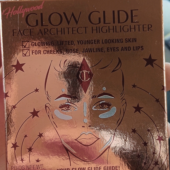 NIB Charlotte Tilbury Hollywood Glow Glide Face Highlighter - Champagne Glow - Picture 10 of 10